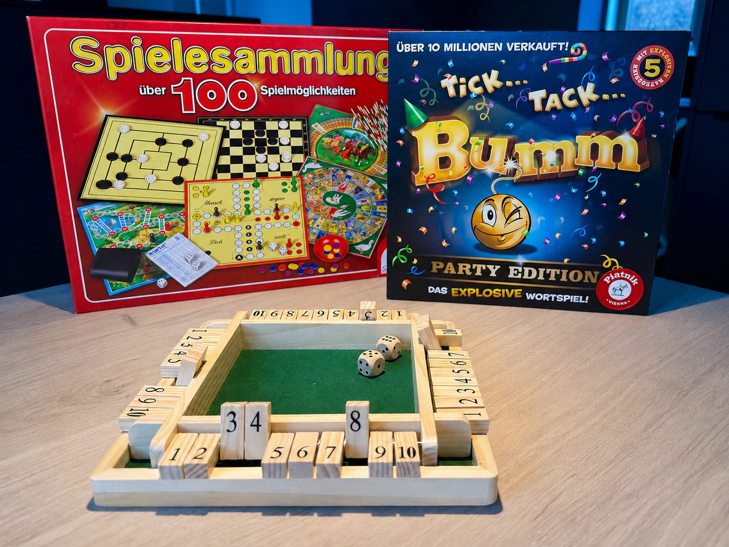 Spielesammlung für gemütliche Abende