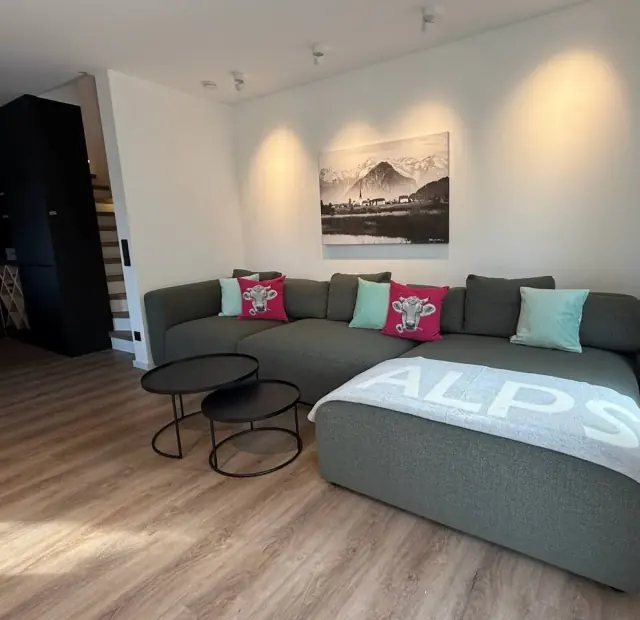 Gemütliche Sitzecke im Wohnzimmer